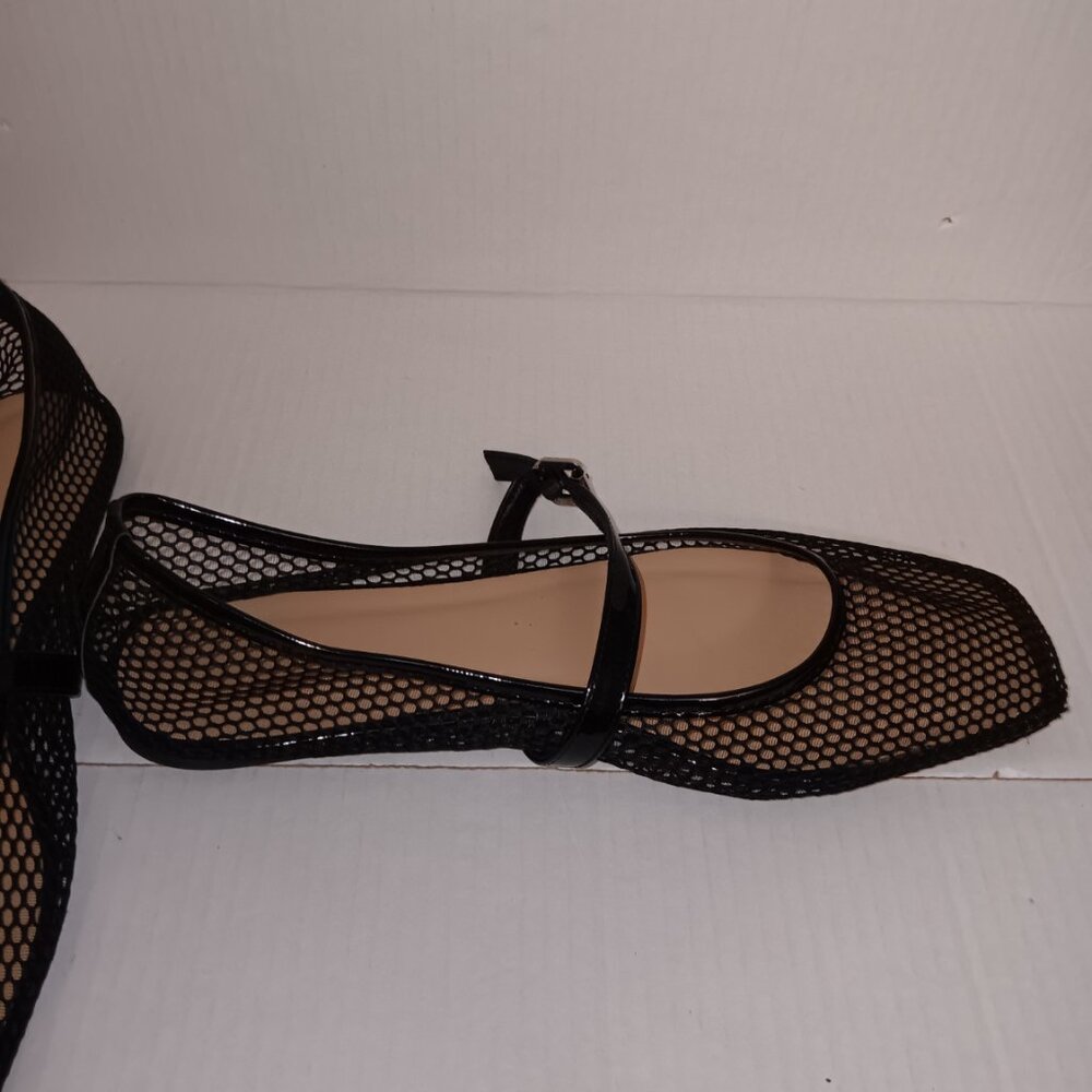 MESH MARY JANE BALLET FLATS - Picture 7 of 9